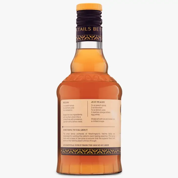 Yakima Valley Peach Syrup 375ml