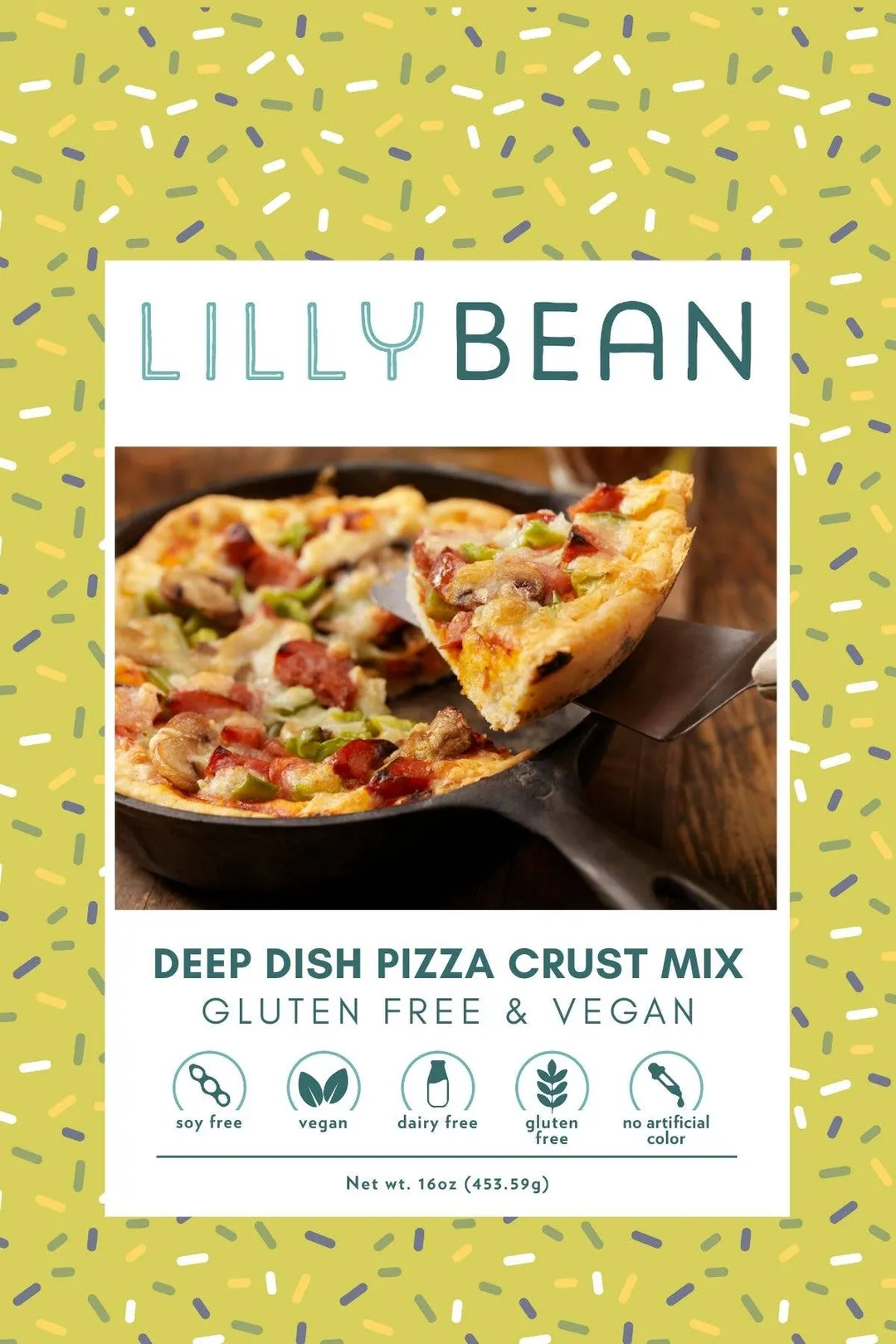 Deep Dish Pizza Crust Mix (Vegan & Gluten-Free)