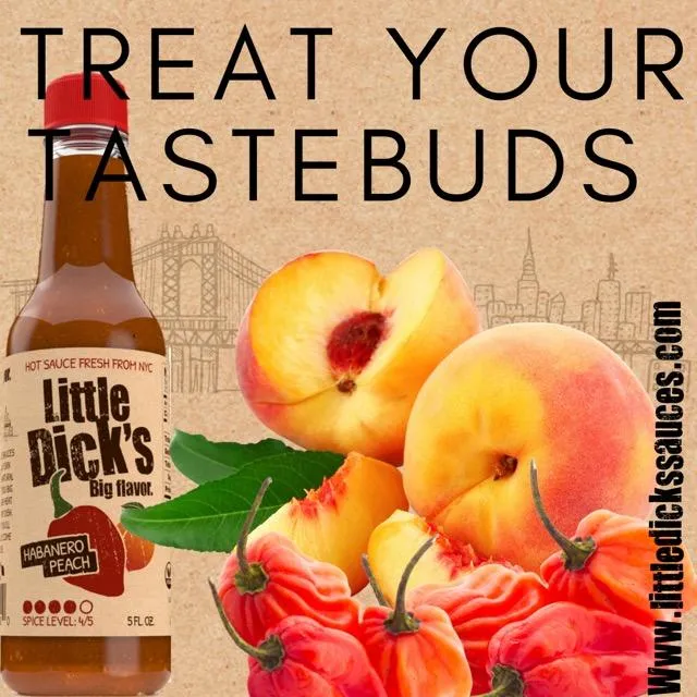 Little Dick's Habanero Peach Hot Sauce - 🍑Small Batch