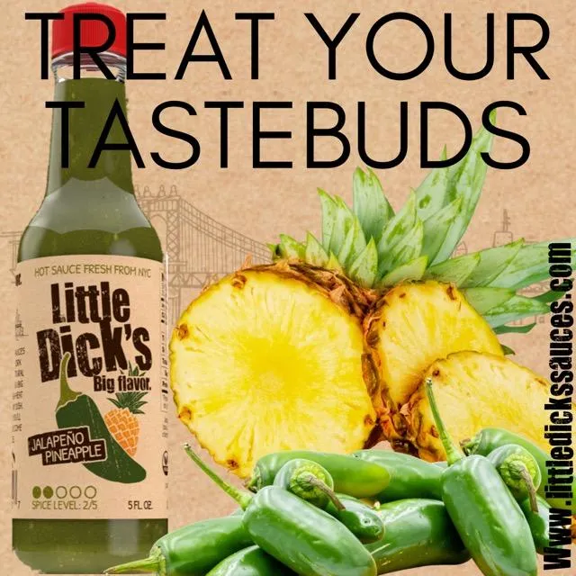 Little Dick's Jalapeño Pineapple Hot Sauce - 🍍Small Batch
