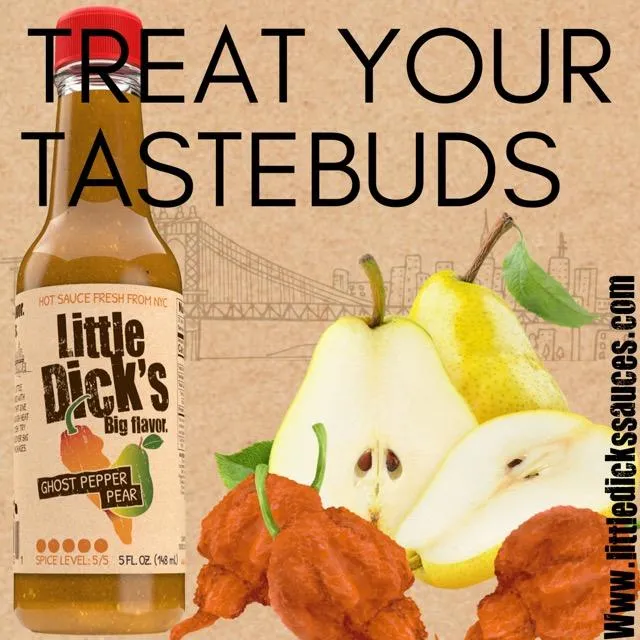 Little Dick's Ghost Pepper Pear Hot Sauce - 🔥Hot Ones Season 25!