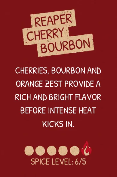 Little Dick's Reaper Cherry Bourbon Hot Sauce - 🍒Limited Ed.