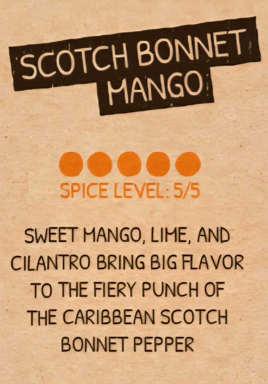 Little Dick's Scotch Bonnet Mango Hot Sauce - 🥭Small Batch