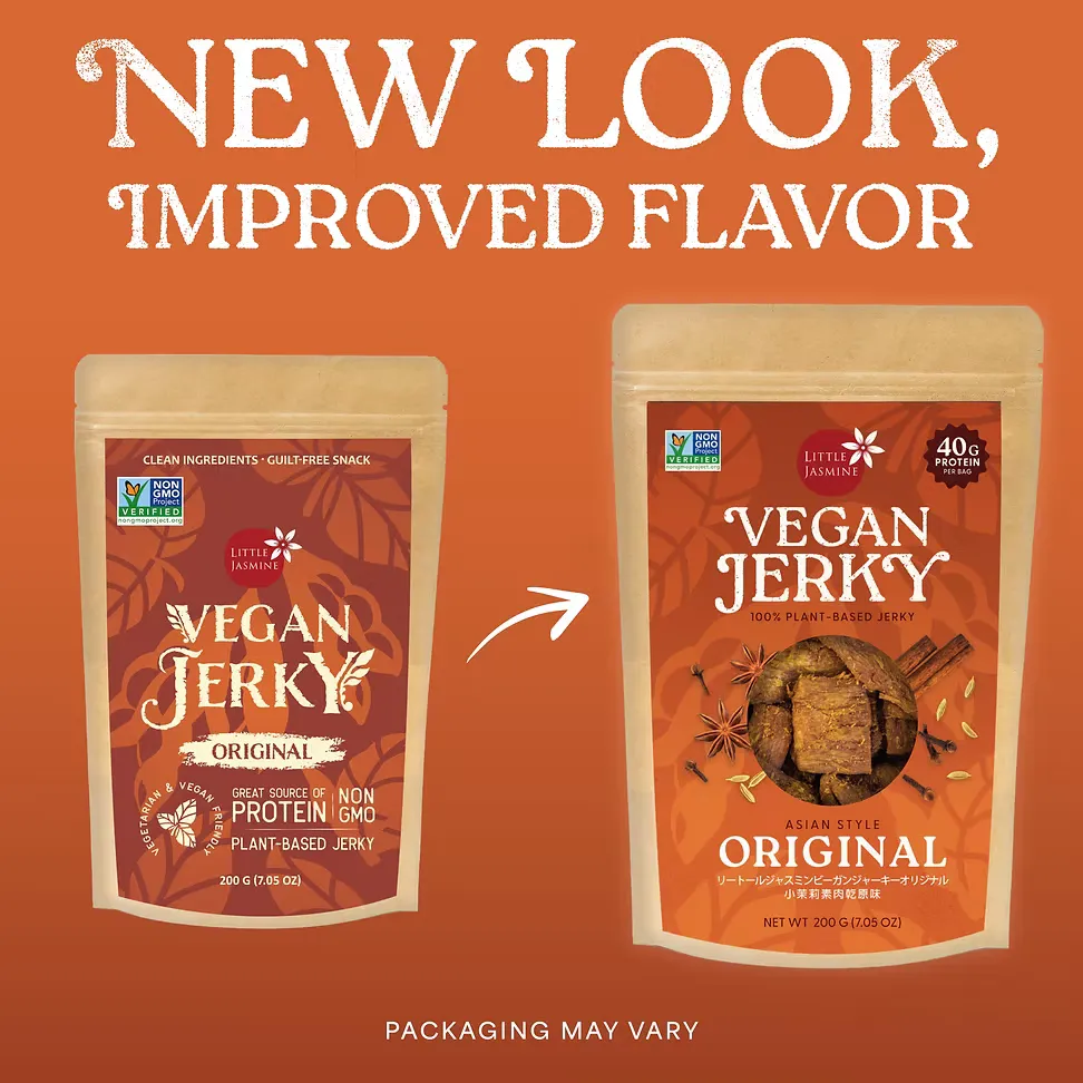 Non-GMO Little Jasmine Vegan Jerky - Original