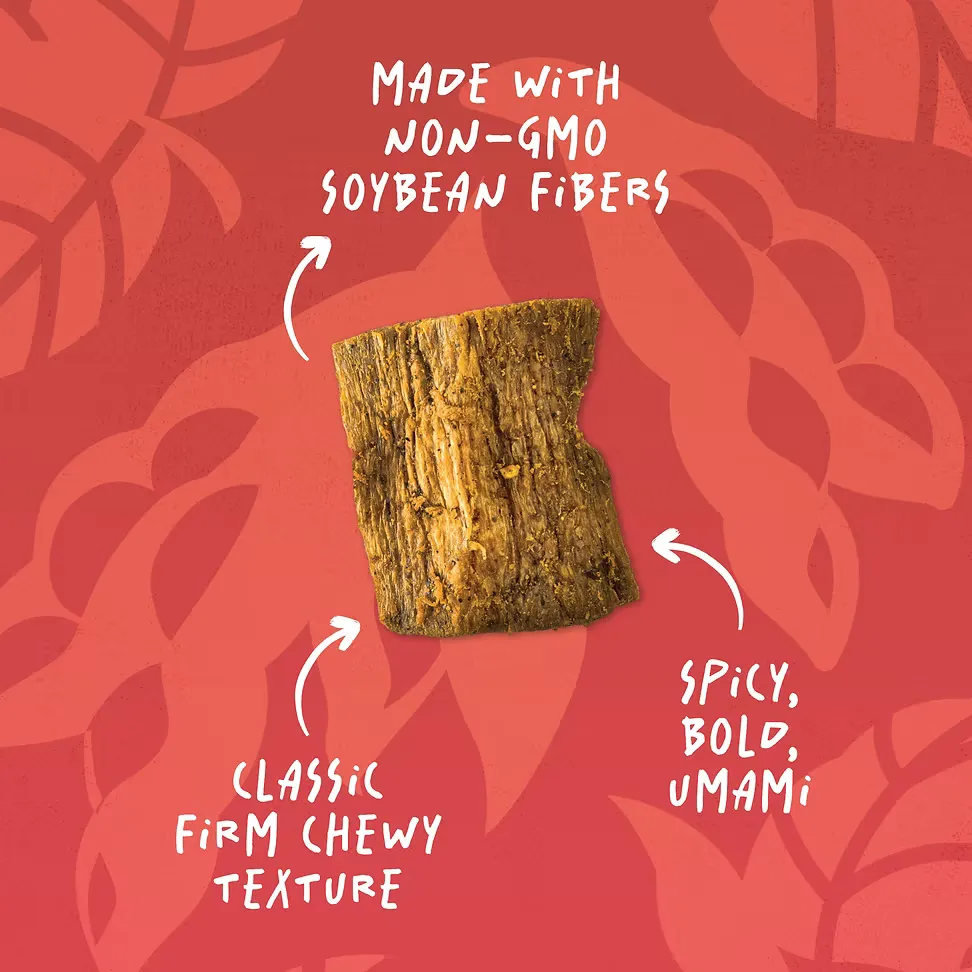 Non-GMO Little Jasmine Vegan Jerky - Red Chili
