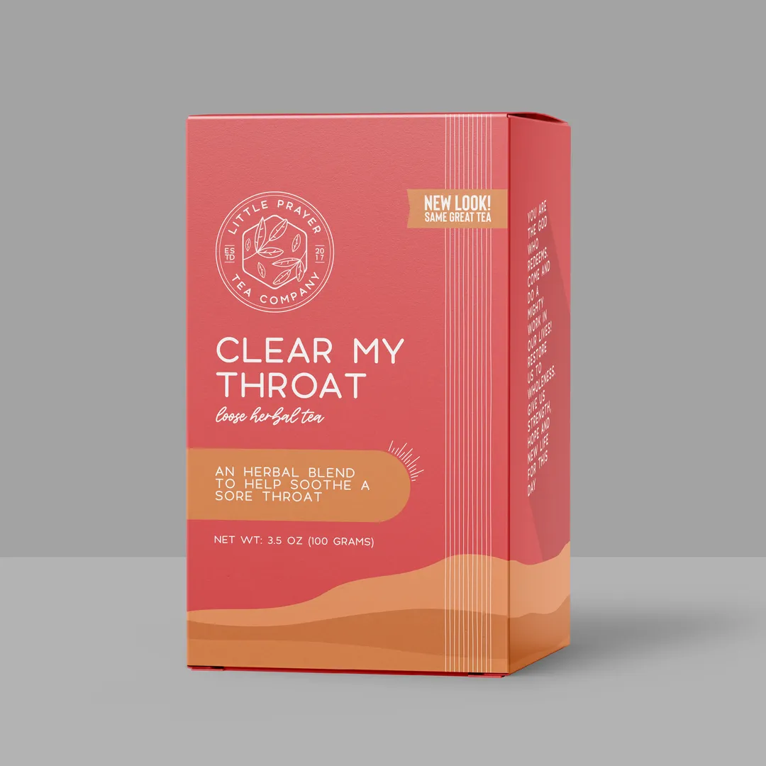 Clear My Throat Tea variant