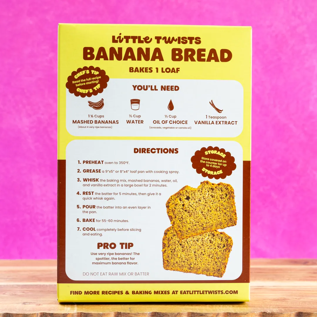 Banana Bread Baking Mix