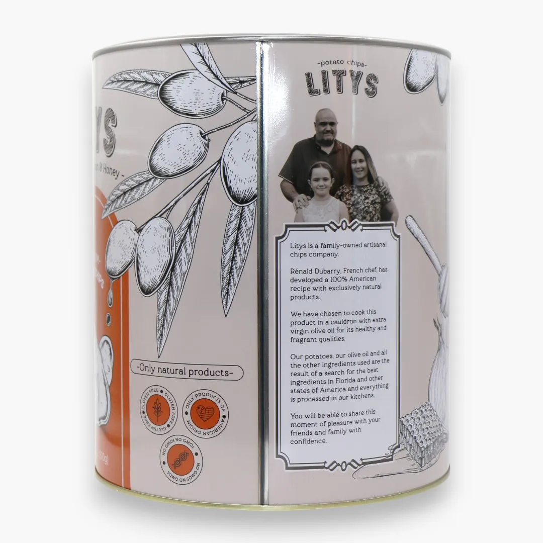 Litys Premium Potato's Chips 18oz Caramelized Onion and Honey