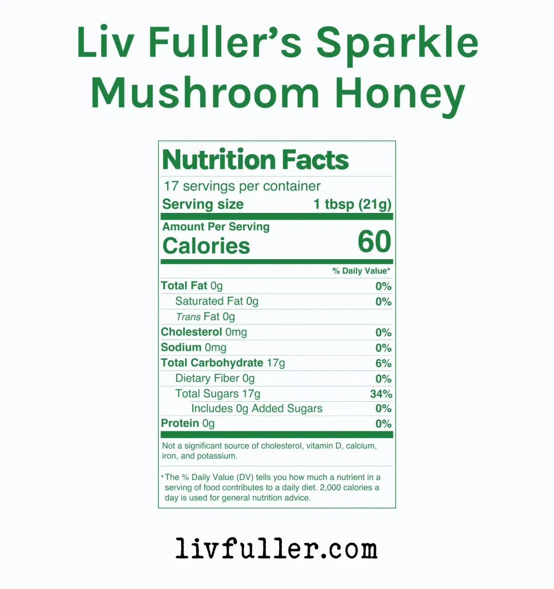 Sparkle Mushroom Honey