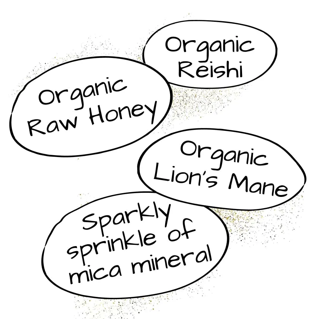 Sparkle Mushroom Honey