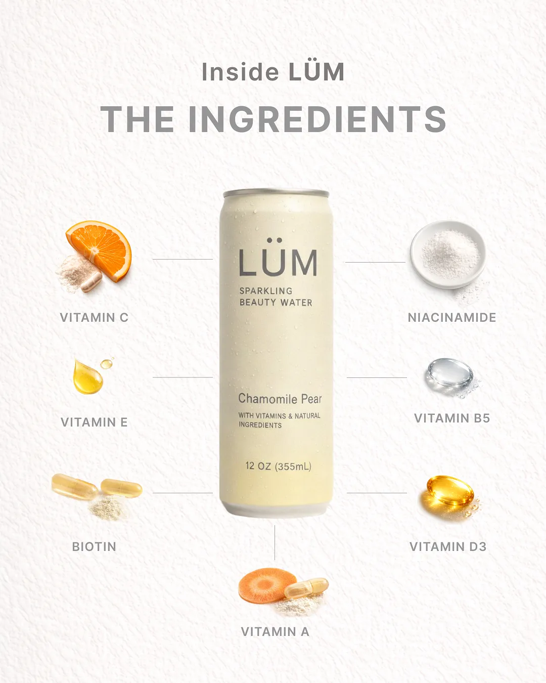 LÜM Sparkling Beauty Water Case (24-Count)