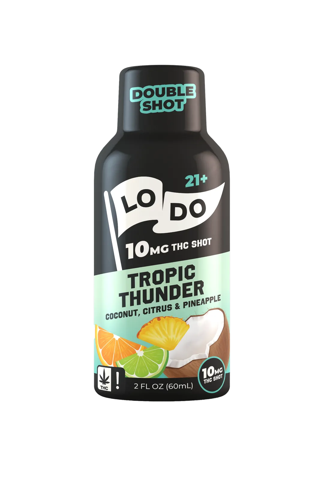 LoDo 10mg THC Shots -  Comes with four, 12 packs - 48 units variant