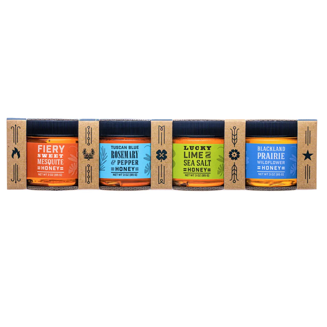 Honey - COMPLETE 4-Pack (3oz Jars)