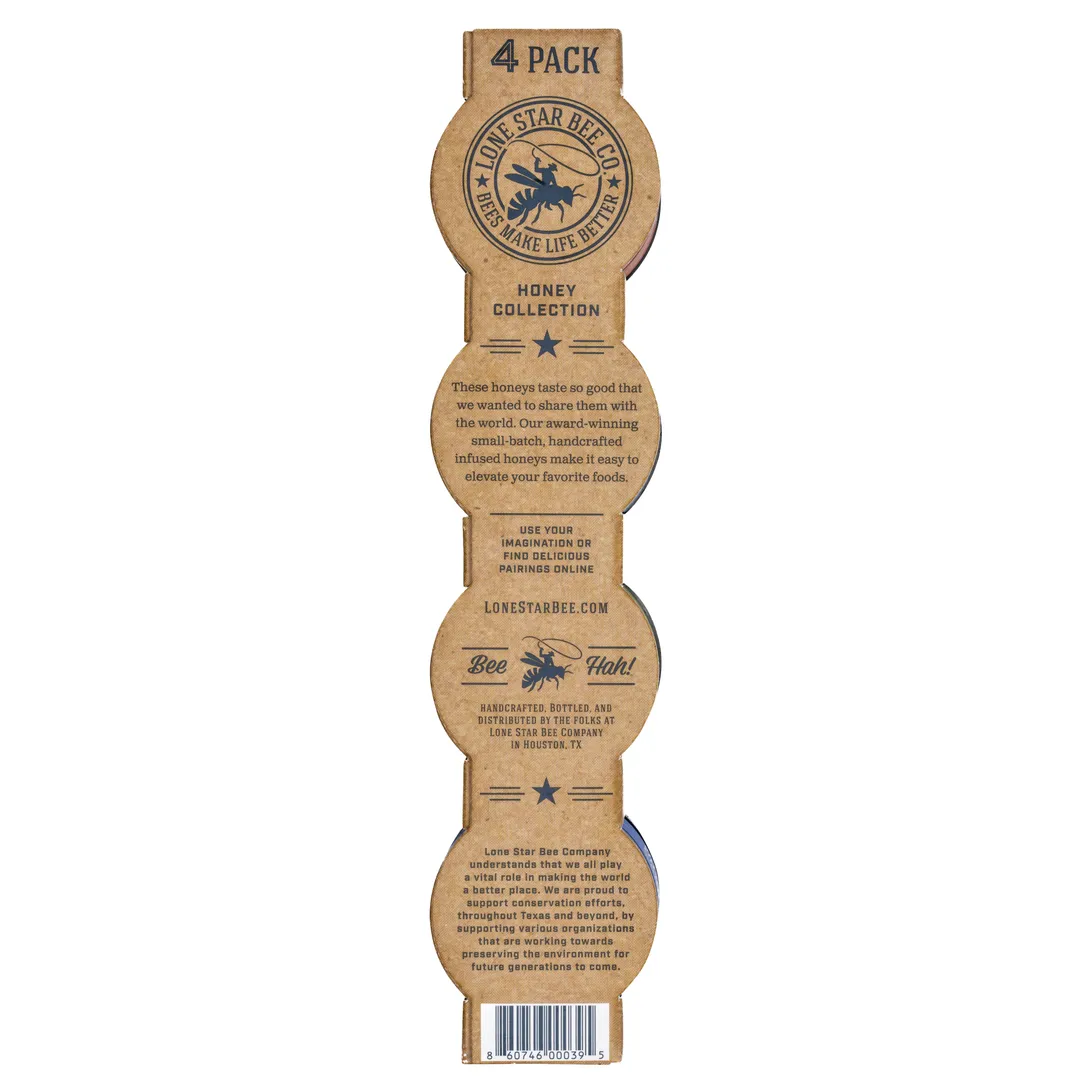 Honey - COMPLETE 4-Pack (3oz Jars)