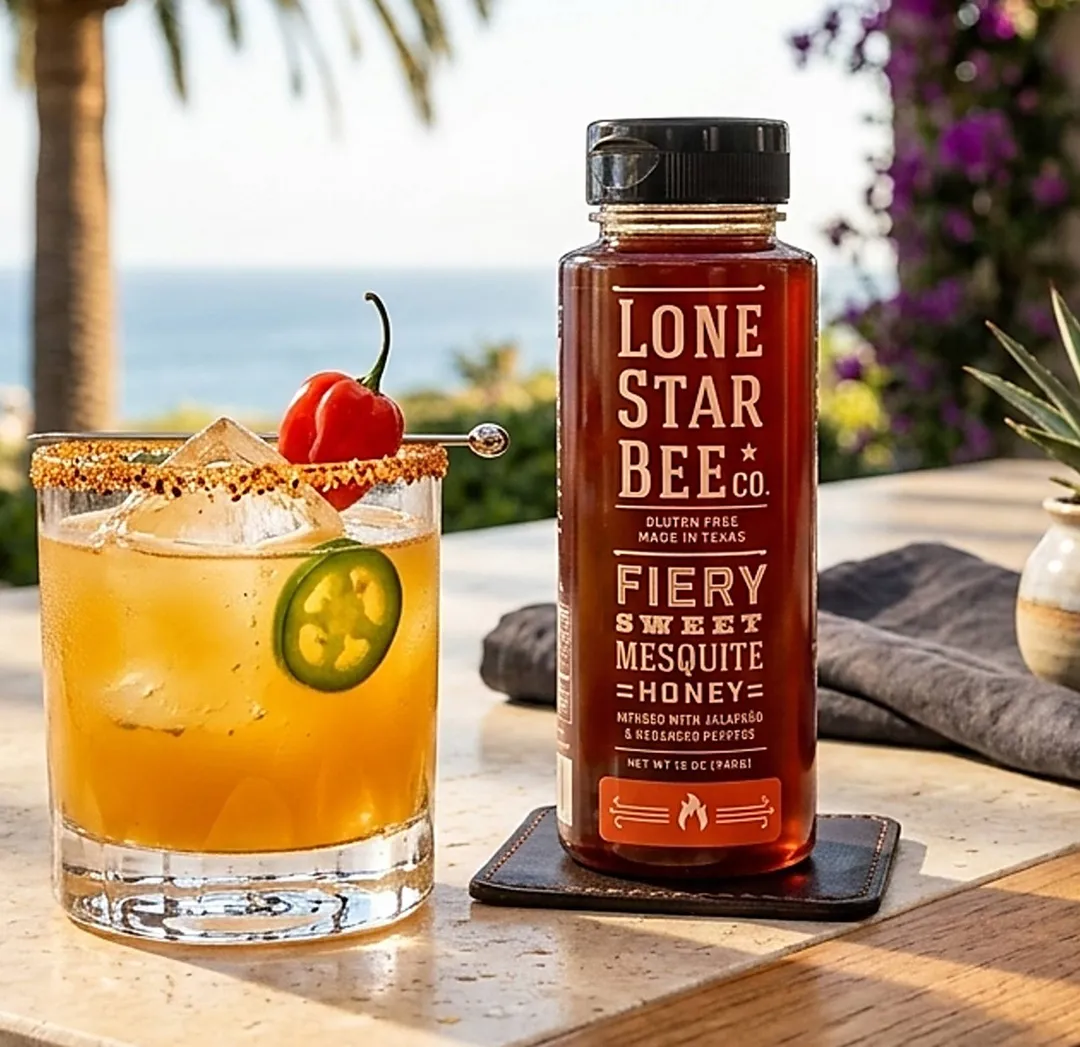 Honey - Fiery Sweet Mesquite Hot Honey (12 oz) 