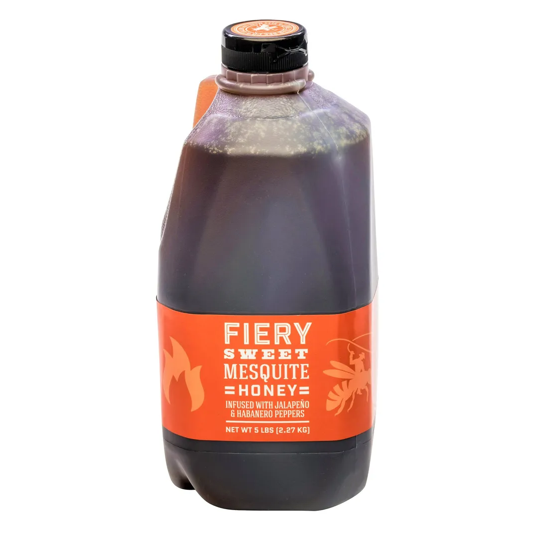 Honey - Fiery Sweet Mesquite Hot Honey (5 lb) - Food Service