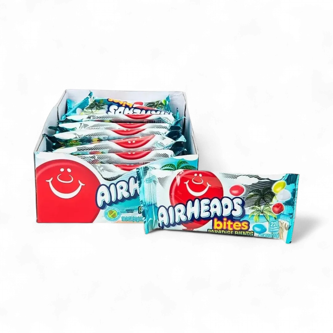 Airheads Bites Paradise Blend 18 Count 2 Ounce Tray