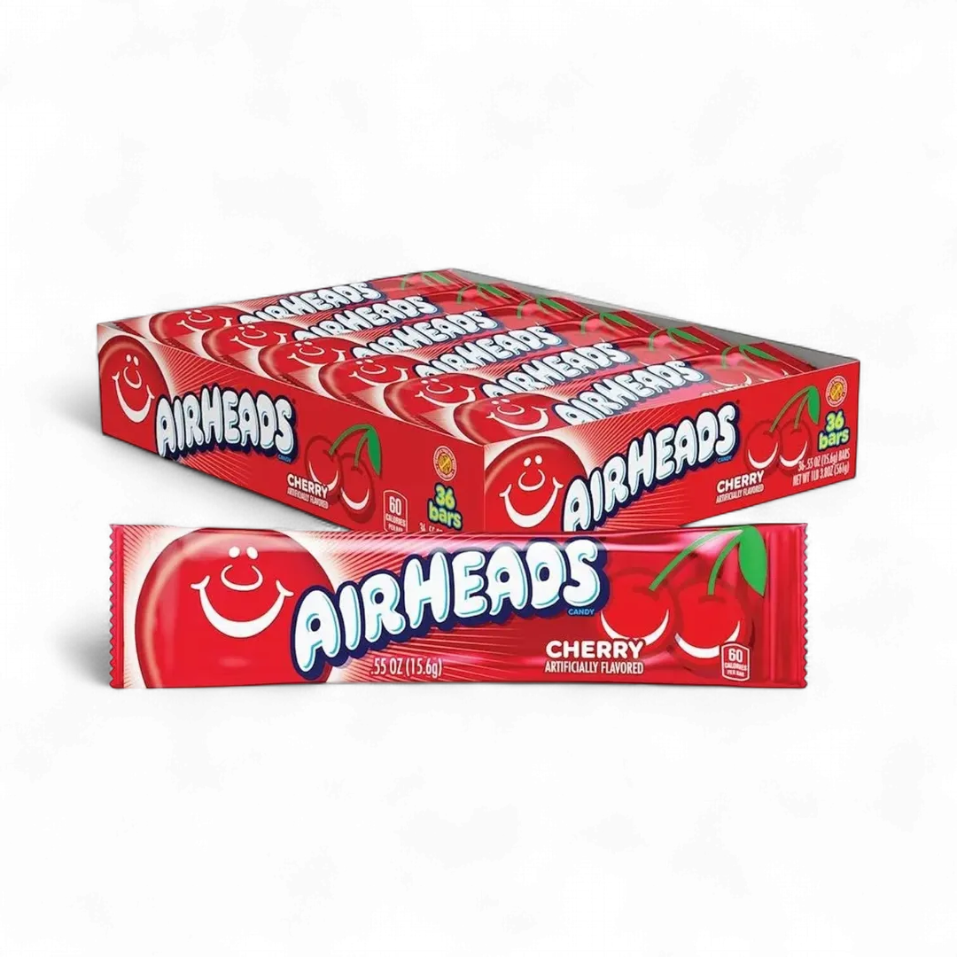 Airheads Cherry Candy Bars 36 COUNT
