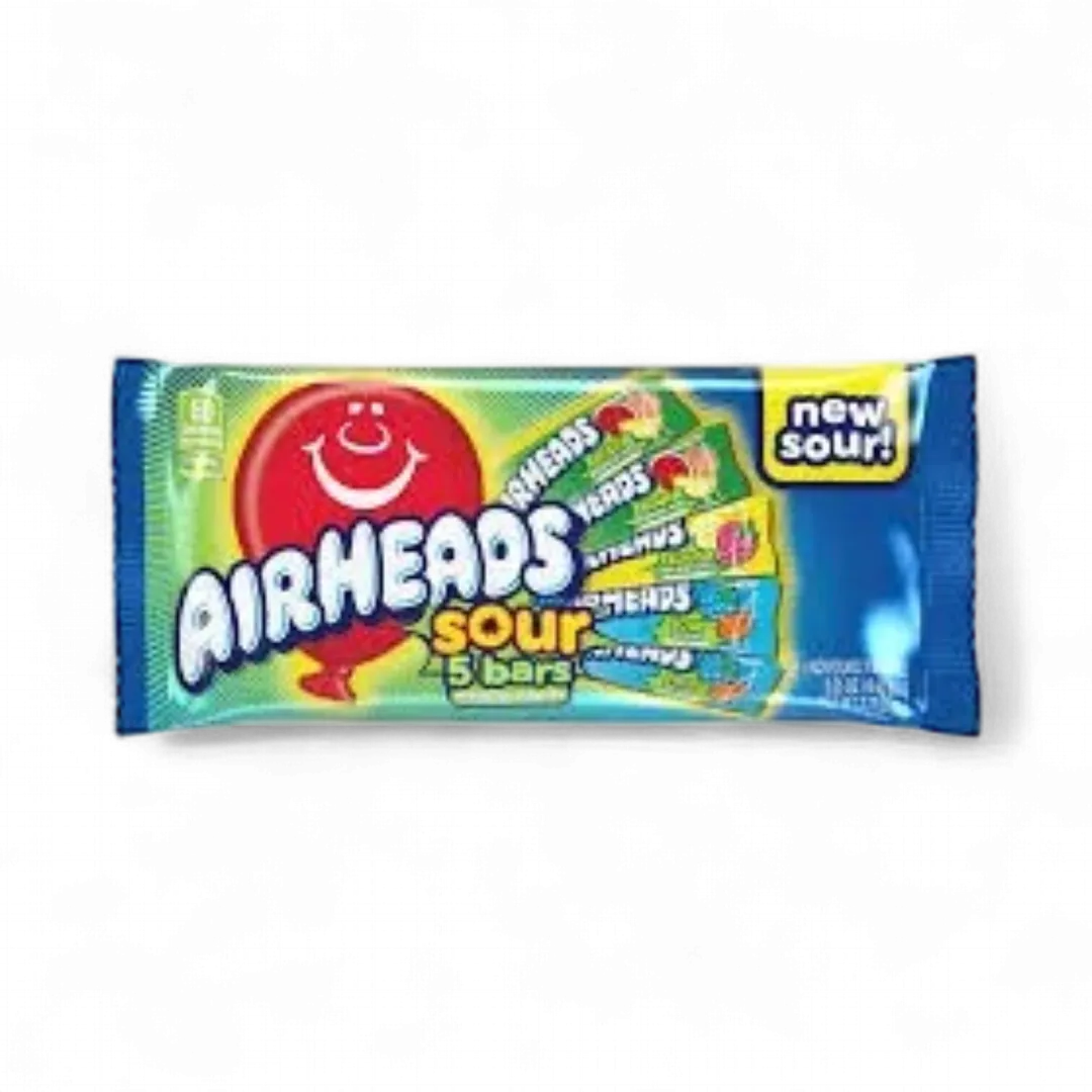 Airheads Sour 5 Bars 18 Count 2.75 Ounce Tray