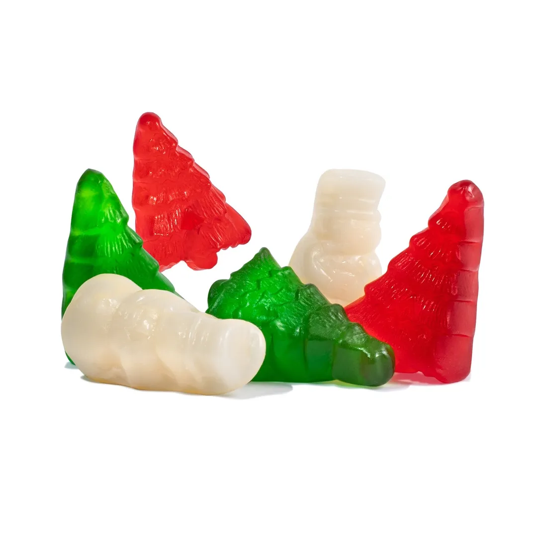 Albanese Christmas Trees Snowmen Gummy 5 lb