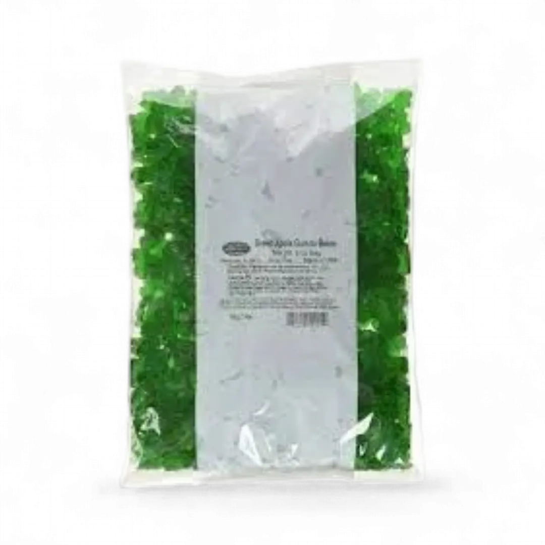Albanese Green Apple Gummi Bears 5 Pound Bag Bulk