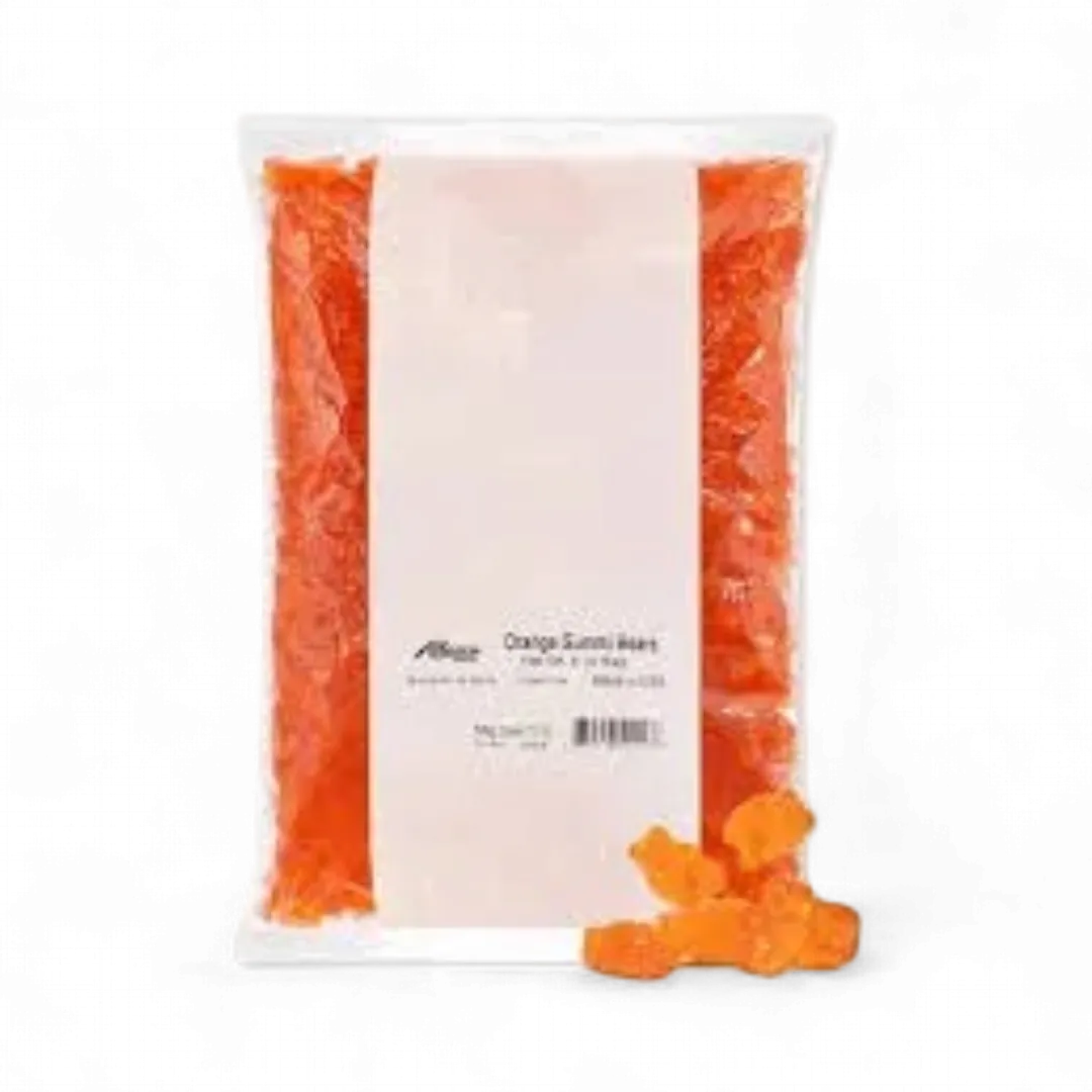 Albanese Orange Gummi Bears 5 Pound Bag Bulk