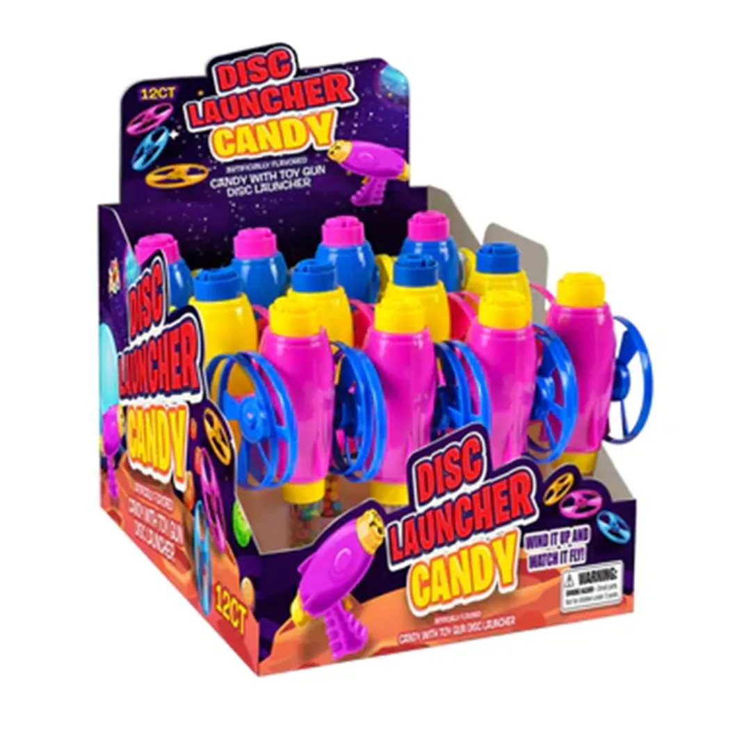 Alberts 12 Ct Toy Disc Launcher Candy