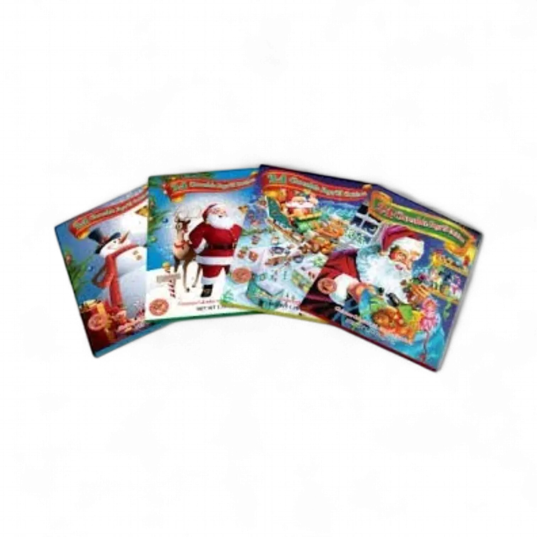 Alberts Advent Calendar 24 Count Milk Chocolate 1.76 Ounce 4 Unique Fronts
