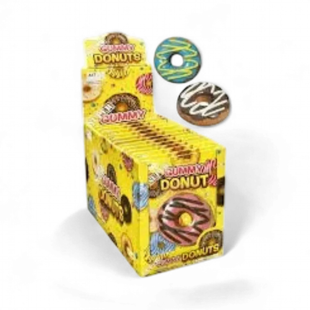 Alberts Super Gummy Donuts Box 12 Count