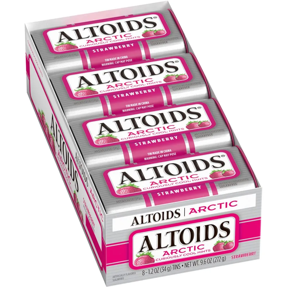 Altoids Arctic Cool Mint Strawberry 1.2 oz 8 ct