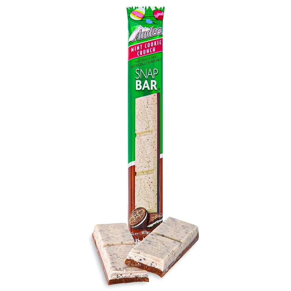 Andes Easter Mint Cookie Crunch Snap Bar 1.5 oz 24ct