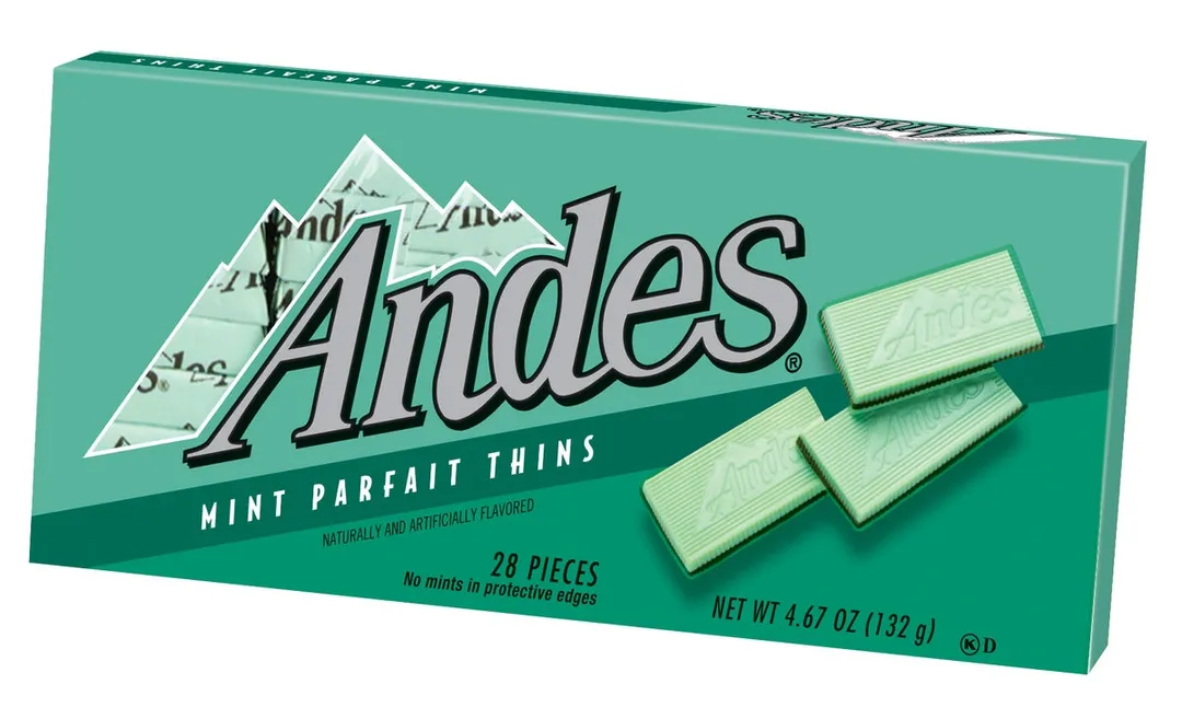 Andes Mint ParfaitThins Tray Chocolate Box 4.67 oz 12 ct