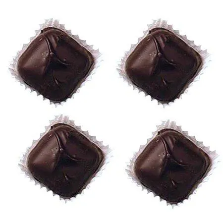 Asher Dark Chocolate Caramels 6 POUND BOX 148 PIECES