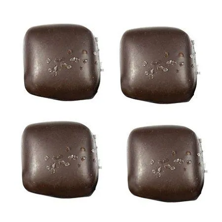 Asher's Dark Chocolate Caramels Sea Salt 6 POUND BOX 148 PIECES