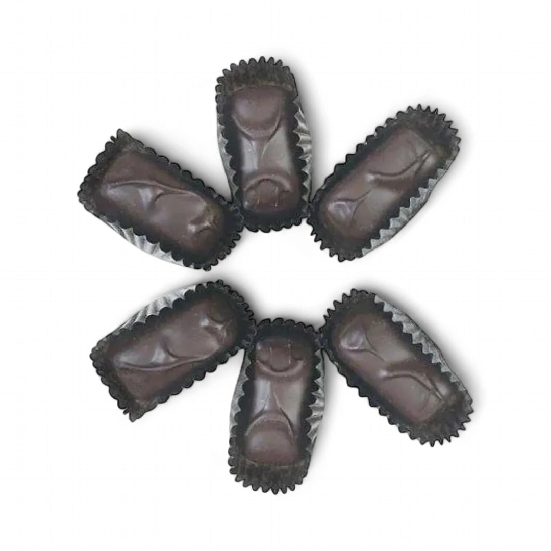 Ashers Dark Chocolate Raspberry Jelly 6 POUND BOX 45 PIECES