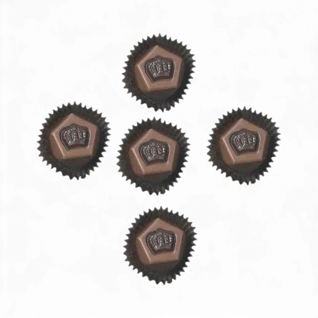 Asher's Milk Chocolate Espresso Truffles 6 POUND BOX 184 PIECES