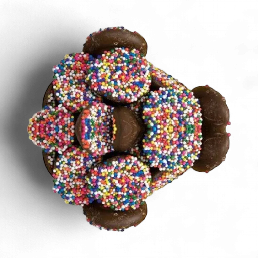 Asher's Milk Chocolate Nonpareils Colored Seeds 8 lb