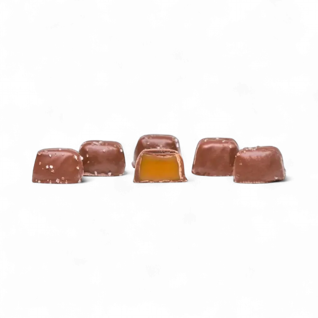 Ashers Milk Chocolate Vanilla Caramels Sea Salt 6lb