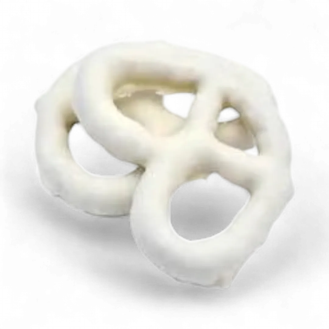 Ashers White Chocolate Coated 3 Ring Pretzel 7 lb