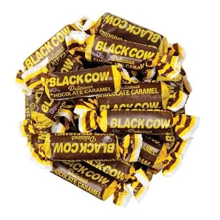 Atkinson Black Cow Bite Size Bulk 15 POUND SEALED CASE