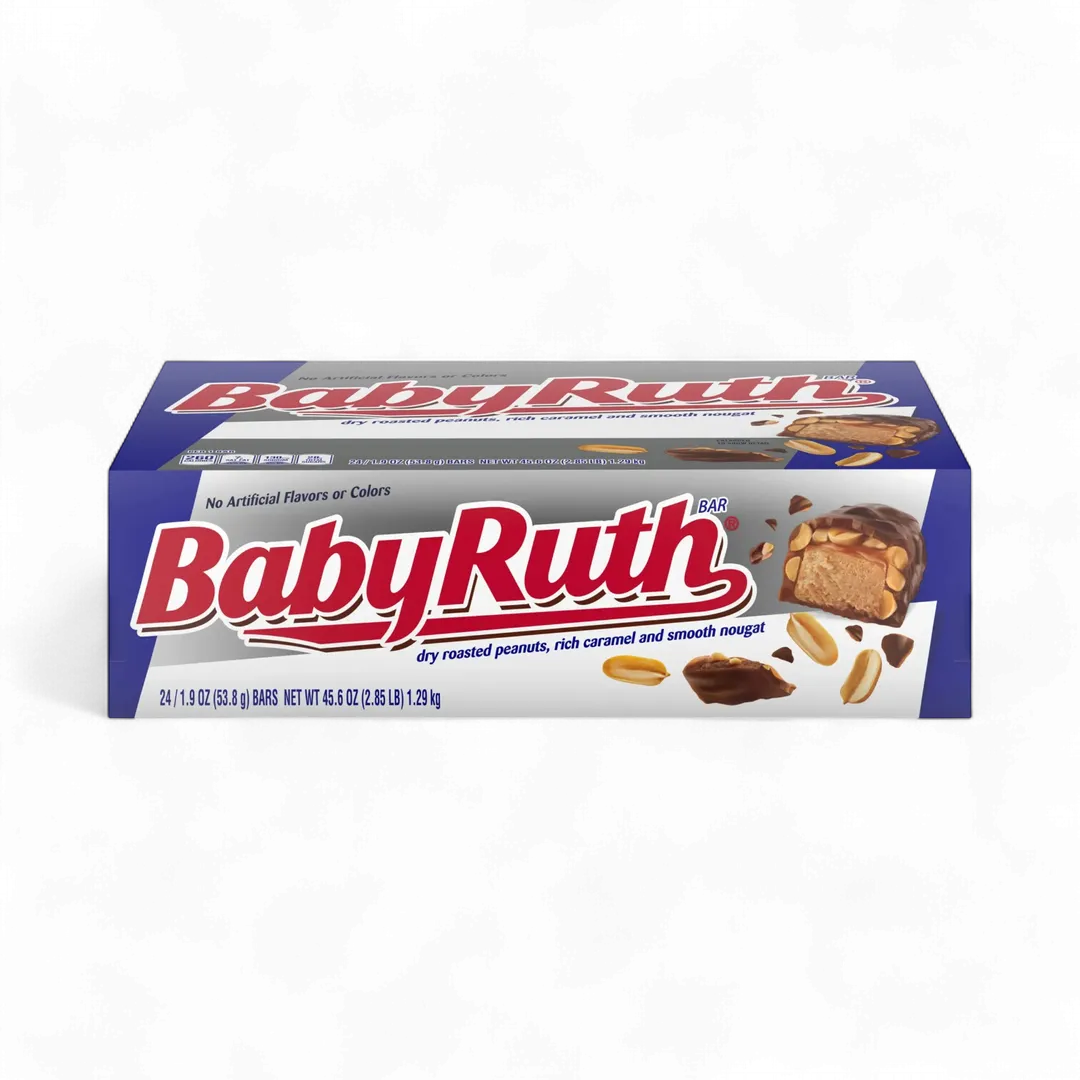 Baby Ruth Candy Bars Ounce 24 Count 1.9 Ounce