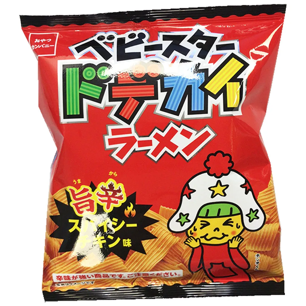Baby Star Japan Import Ramen Fried Snack Chips 2.2oz 12ct