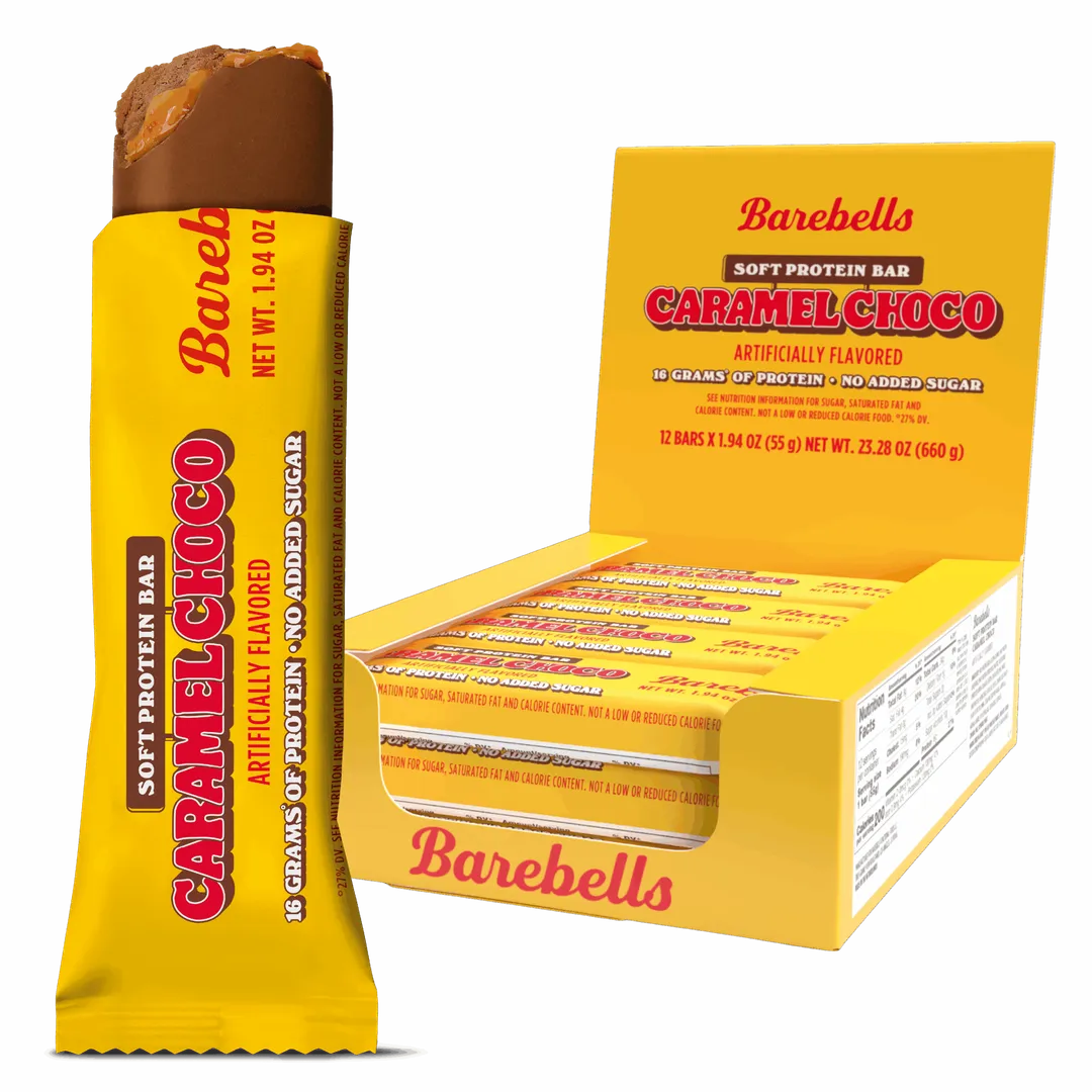 Barebells Protein Bar Caramel Choco SOFT 1.94 oz 12 ct
