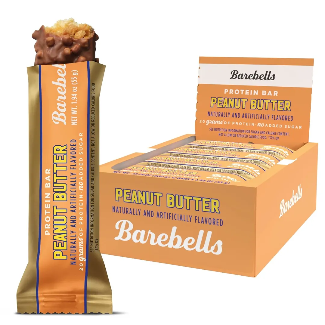 Barebells Protein Bar PEANUT BUTTER 1.94 oz 12 ct