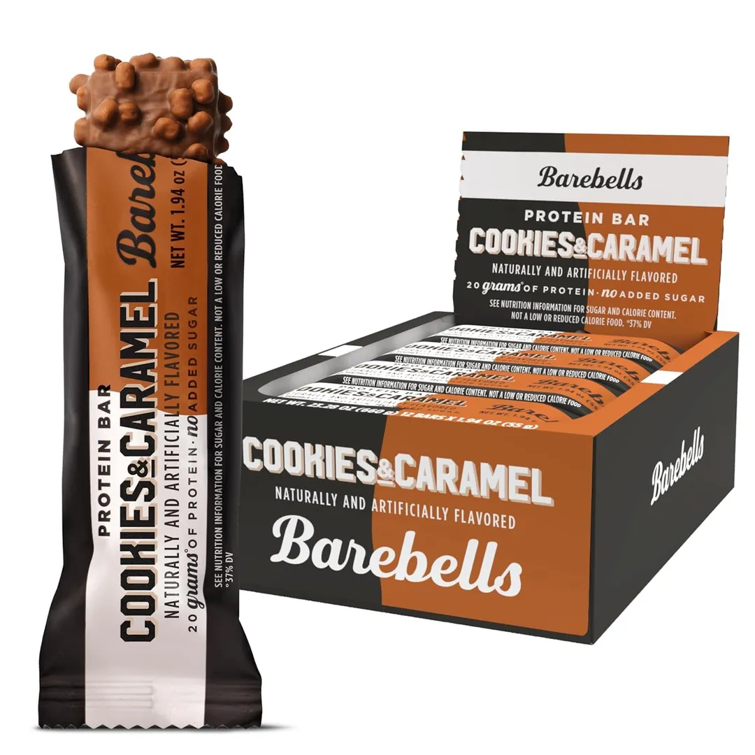 Barebells Protein Bars Cookies & Caramel 1.94 oz 12 ct
