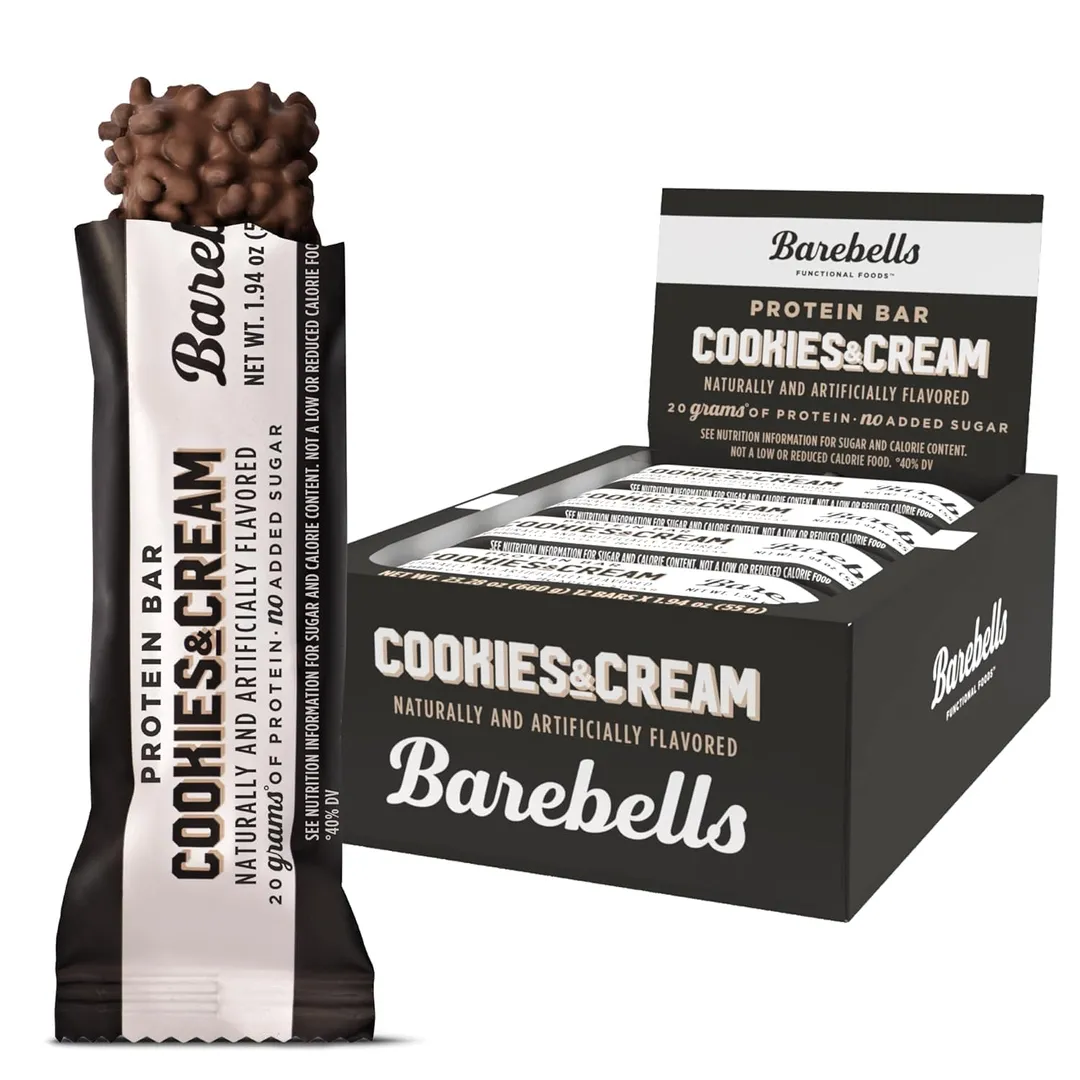 Barebells Protein Bars Cookies & Cream 1.94 oz 12 ct
