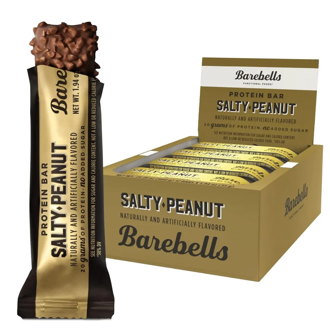 Barebells Protein Bars SALTY PEANUT 1.94 oz 12 ct