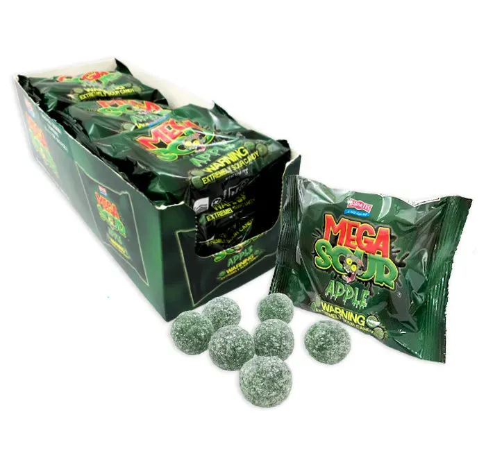 Barnetts UK Import Mega Sour Challenge APPLE 3.66 oz 12ct