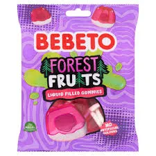 Bebeto Import Forest Fruit Liquid Filled Gummy Mix 5.3 oz 12 ct