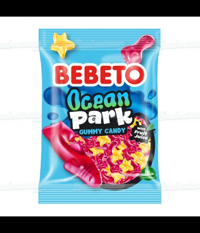 Bebeto Import Ocean Park Mixed Gummy Peg Bag 2.82 oz 12ct
